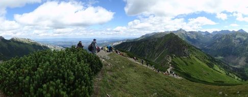 people in high Tatras