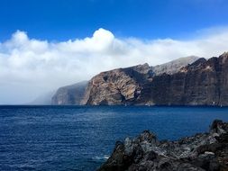 cliffs on the canary islands