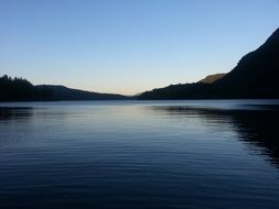 Landscape with the beautiful calm water