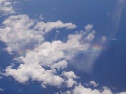 Rainbow on a Cloudy sky