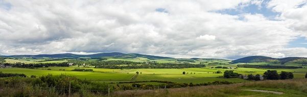 Scotland Aberdeenshire Dee-Tal panorama