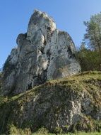 rocks in a national park in poland