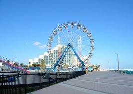 Amusement park on a Daytona Beach