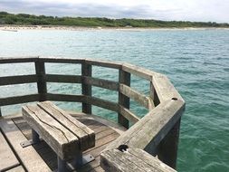 The Baltic Sea wooden Promenade
