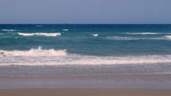 sandy beach on the ocean coast in australia