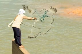 fishing in laos