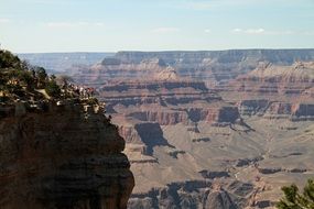 panorama of the deepest of the Grand Canyon