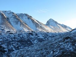 mountainous terrain in Alaska