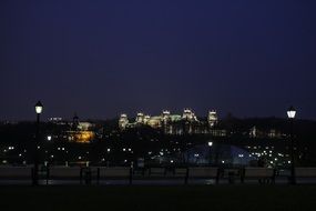 beautiful night photo of Moscow