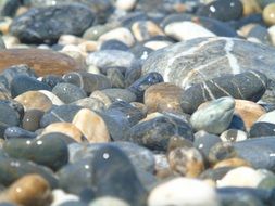 Pebbles in the water