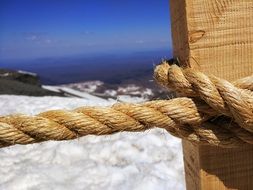 Mountain Snow Rope