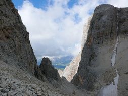 Mountains Dolomites Trentino panorama