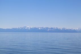 panorama of mountains around Baikal