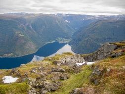 valley in the mountains of norway