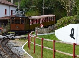 railway near the fence