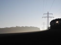 Pilot transmission in fog in Northeim