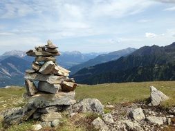 wonderful Mountain Stones Landscape