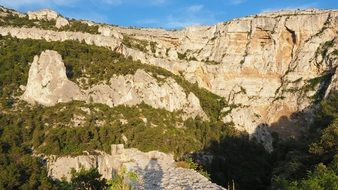 karst landscape in france