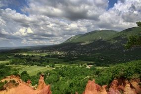 panorama of provencal colorado