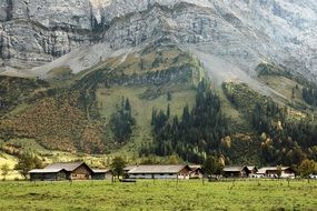village in the Karwendel mountains, Austria