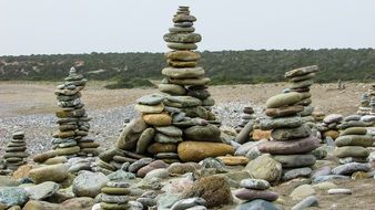 cairns in the national park Akamas