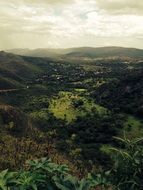 panorama of the nature of spain in serra