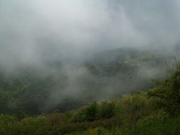 Mist Mountain Landscape
