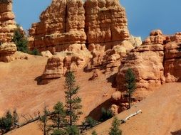 hoodoos in the Bryce Canyon national park