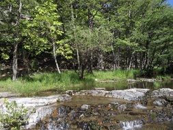 river at the foot of Mount Ida, Greece