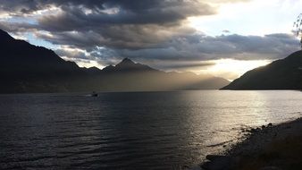 Queenstown Mountain tranquil scenery