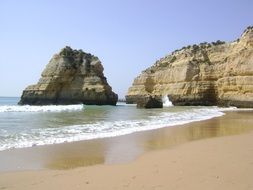 empty rocky coastline