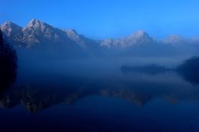 Lake in morning time