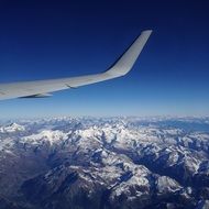 View from a plane window