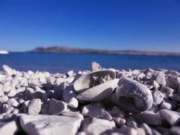 coastline stones in Croatia