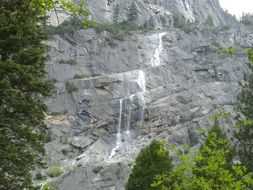 waterfall in Yosemite national park