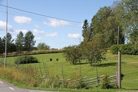 picturesque farm in norrland