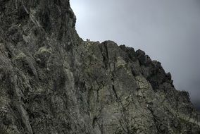 Slovakia Tatry dark mountain Landscape