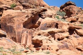 unique red sandstone in southwest America