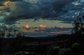 Sunset Clouds Outdoor