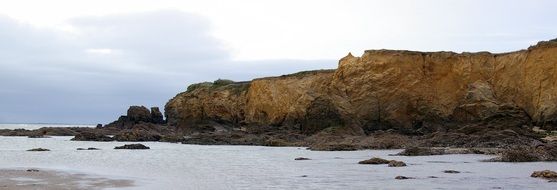 rocky coast in Brittany