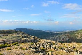 panorama of mountain star saw