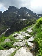 trail in high Tatras