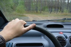 Steering Wheel hand