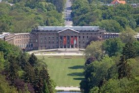 panoramic view of the castle Wilhelmshohe