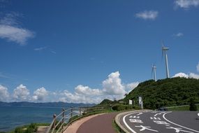 the road to the coast