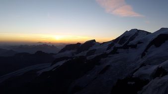 bernina range of mountains