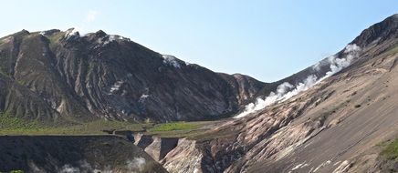 Mountain Japan Hokkaido panorama