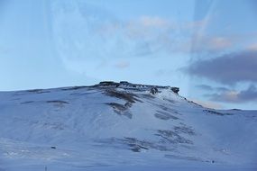 snowy mountains in Scandinavia