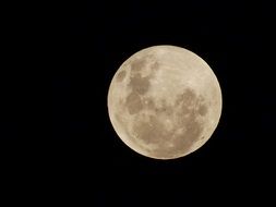 Large full moon