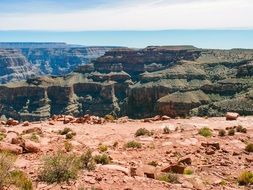 Grand Canyon with cliffs in arizona